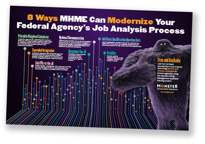 8 Ways Monster Hiring Management Enterprise Can Modernize Your Federal Agency’s Job Analysis Process